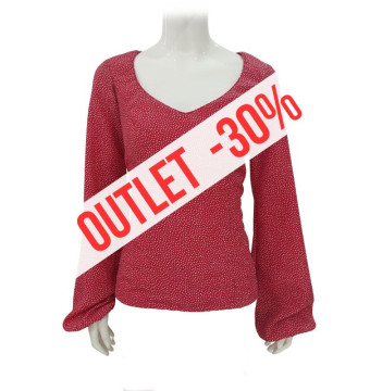camisa de escenario, camisa flamenca, outlet, rojo