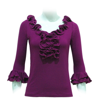 camisa de ensayo, camiseta, top, ensayo, baile, elástica, buganvilla, flamenco, profesional 2