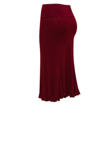 SHORT SKIRT, 'RIOJA' RED COLOR