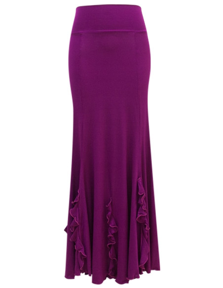 VERTICAL FRILL SKIRT, BOUGAINVILLEA COLOR